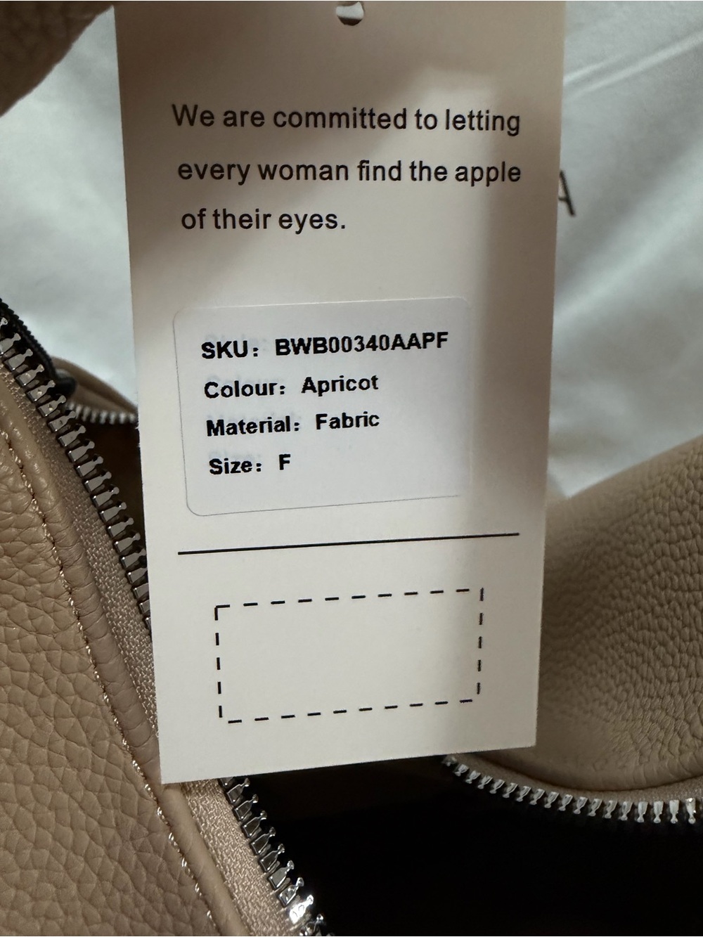 NWT Newbella Taupe Hobo Bag - Soft Pebbled Leather - Picture 5 of 6